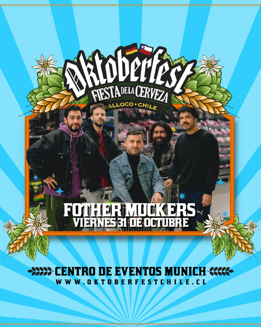 536471643_18517239949016580_7200321425796752956_n Oktoberfest Chile 2025 celebra 20 años con Fother Muckers
