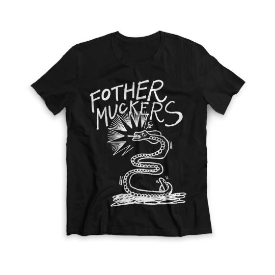 Polera Fother Muckers Negra Serpiente