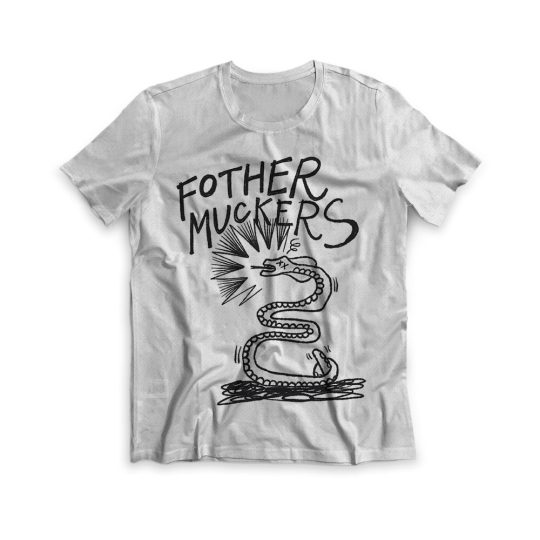 Polera Fother Muckers Blanca Serpiente