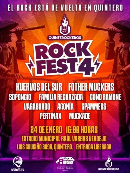 Fother Muckers en Quintero Rock Fest